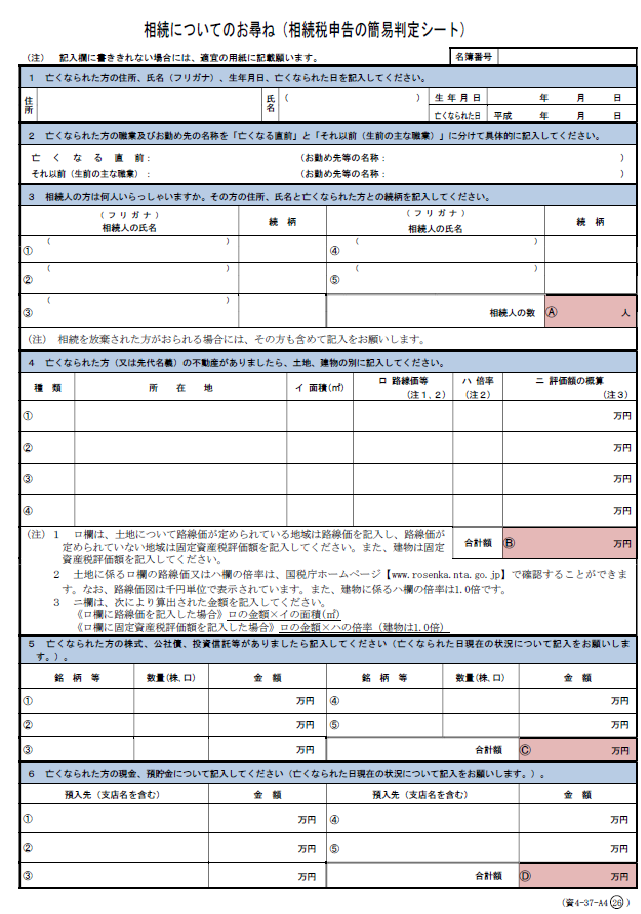 税務署から「お尋ね」が届いたら 天満橋まごころ相続センター